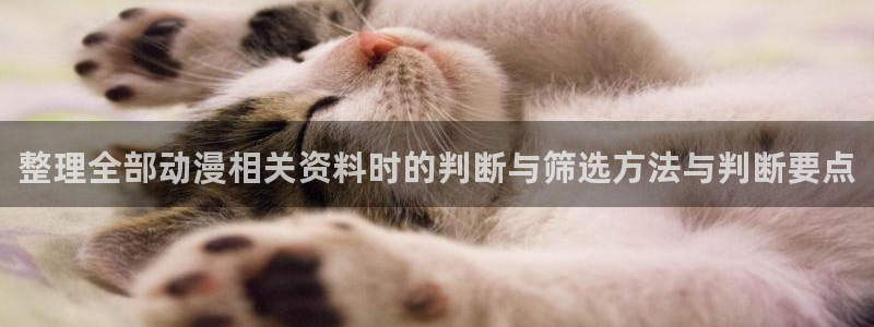 热门动漫大全：整理全部动漫相关资料时的判断与筛选方法与判断要点
